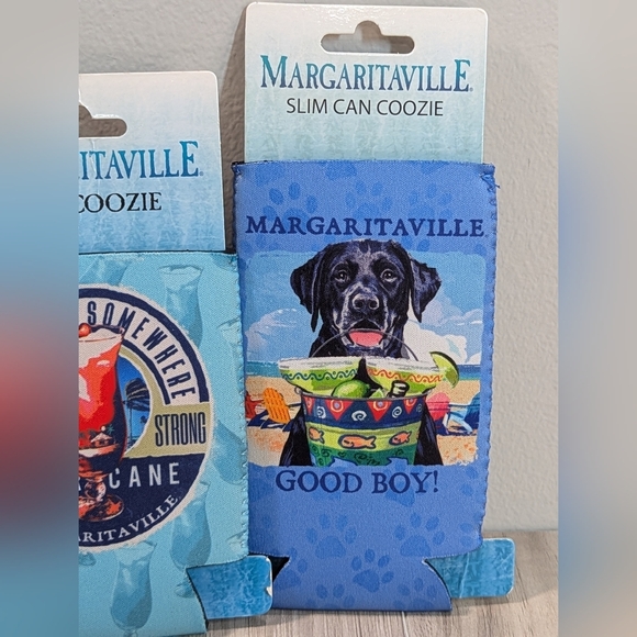 (4) New Margaritaville Can Coozies Regular And Slim Cans Jimmy Buffett - Picture 6 of 11